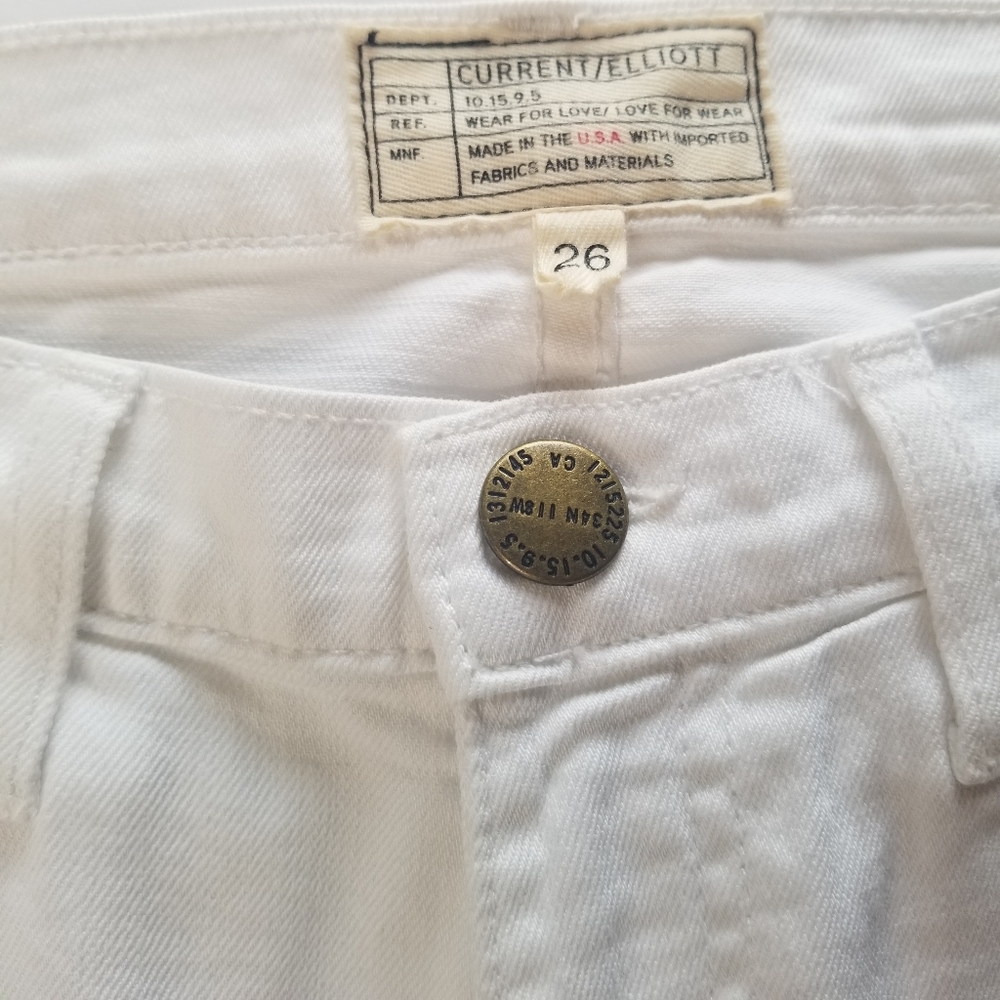 CURRENT/ELLIOT Stilleto Sugar Knee Destroy Raw Hem - Picture 7 of 12